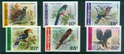 Liberia-1977-Birds-of-Liberia-MUH