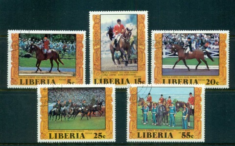 Liberia-1977-Equestrian-Gold-Medal-Winners-CTO-Lot56785