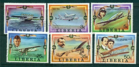 Liberia-1978-Progress-of-Aviation-CTO-Lot56788