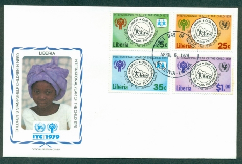 Liberia-1979-IYC-International-Year-of-the-Child-FDC-lot32095