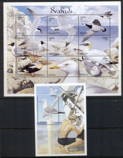 Liberia-1999-Seabirds-2xMS-MUH