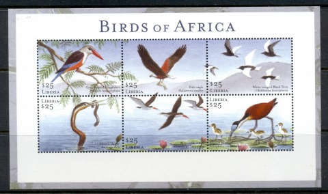 Liberia-2001-Birds-of-Africa-MS-MUH_2