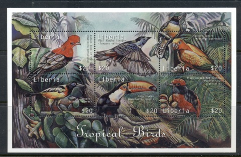 Liberia-2001-Tropical-Birds-MS-MUH