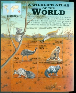 Liberia-2001-Wildlife-Atlas-of-the-World-Australia-MS-MUH