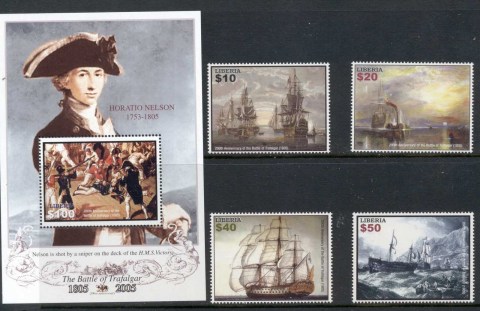 Liberia-2005-Battle-of-Trafalgar-Bicentenary