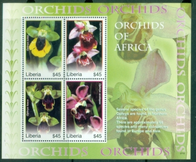 Liberia-2007-Flowers-Orchids-of-Africa-MS-MUH_2