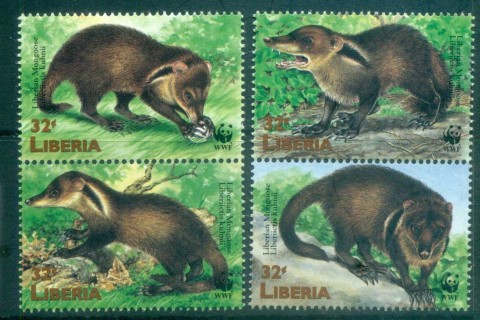 Liberia-1998 WWF Liberian Mongoose