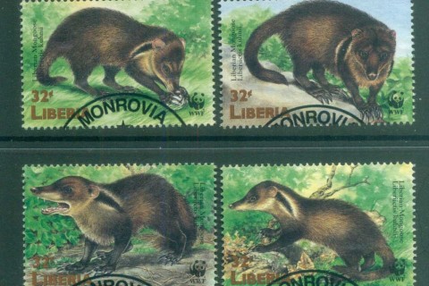 Liberia-1998 WWF Liberian Mongoose
