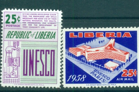 Liberia-1959-UNESCO-MLH-lot56712