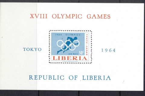 Liberia-1964-Summer-Olympics-Tokyo-MS-MUH