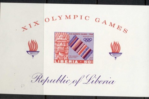 Liberia-1967-Summer-Olympics-Mexico-City-MS-IMPERF-MUH