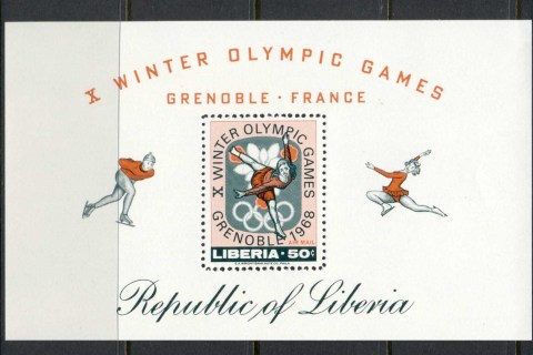 Liberia-1967-Winter-Olympics-Grenoble-MS-MUH