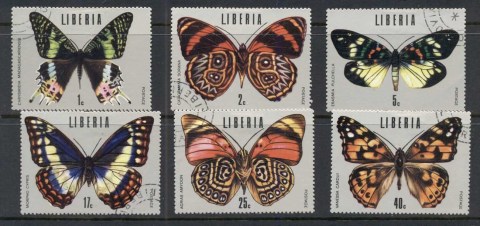 Liberia-1974-Insects-Butterflies-CTO