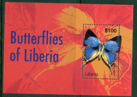 Liberia-2007-Insects-Butterflies-MS-MUH