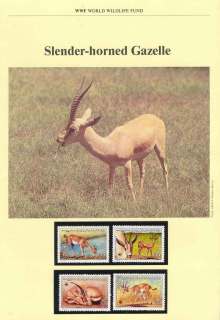 Libya-1987 WWF Slender Horned Gazelle