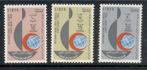 Libya-1963-Red-Cross-Centenary-MLH