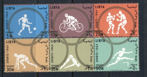 Libya-1964-Summer-Olympics-Tokyo-blk6-MUH