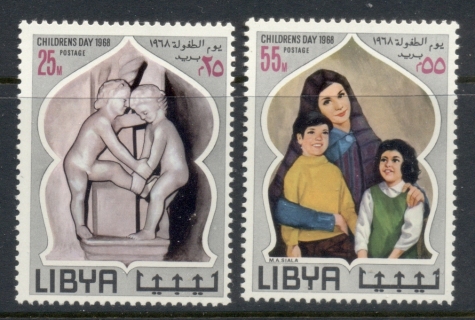 Libya-1968-Childrens-day-MUH