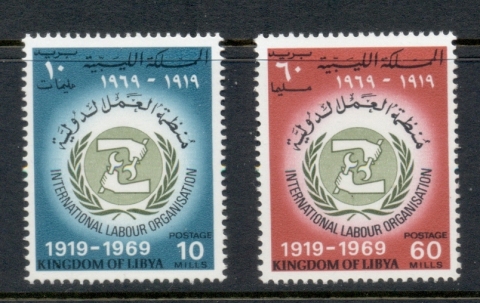 Libya-1969-ILO-50th-Anniversary-MUH