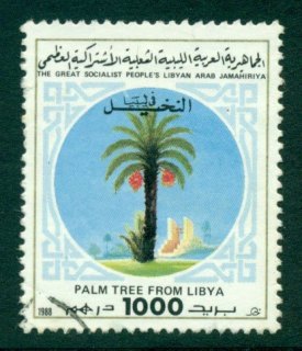 Libya-1988-1000d-Palm-FU-Lot25173