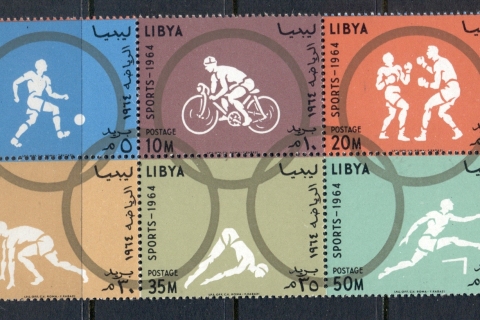 Libya-1964-Summer-Olympics-Tokyo-blk6-MUH