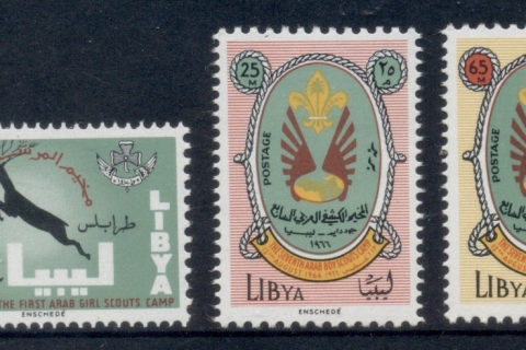 Libya-1966-Boy-Girl-Scouts-MUH