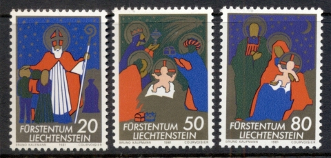 Liechtenstein-1981-Xmas-MUH