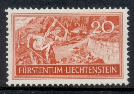 Liechtenstein-1937-20rp-Road-Construction-FU