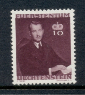 Liechtenstein-1943-Prince-Franz-Joseph-II-MLH