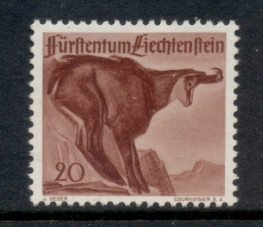 Liechtenstein-1947-Chamois-20rp-MLH