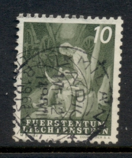 Liechtenstein-1951-Workers-10rp-FU