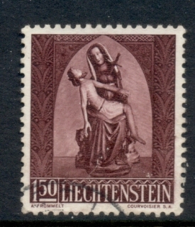 Liechtenstein-1957-Pieta-1-50f-FU