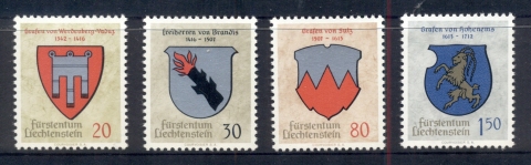 Liechtenstein-1964-Coats-of-Arms-MUH