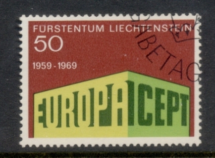 Liechtenstein-1969-Europa-CTO