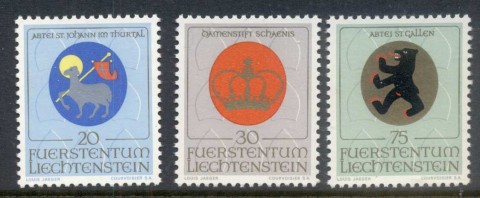 Liechtenstein-1970-Arms-of-Ecclesiastic-Patrons-MUH