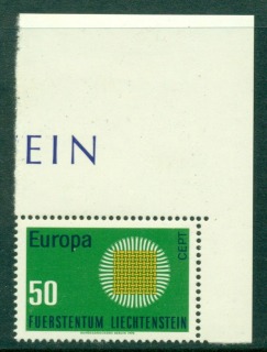 Liechtenstein-1970-Europa-MUH-Lot17634