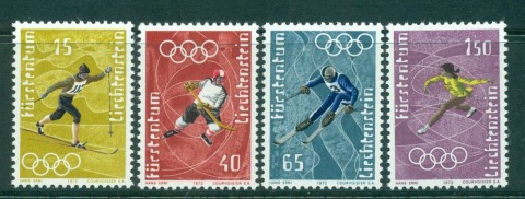 Liechtenstein-1971-Winter-Olympics-Sapporo-MUH-lot58249