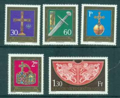 Liechtenstein-1975-Treasures-of-the-Holy-Roman-Empire-MUH-lot58273