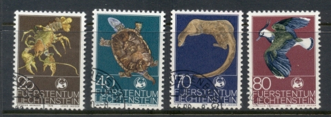 Liechtenstein-1975-WWF-Endangered-Species-CTO