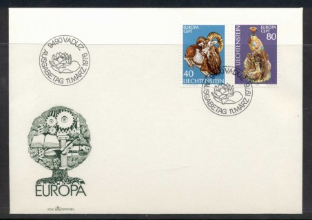 Liechtenstein-1976-Europa-Pottery-FDC