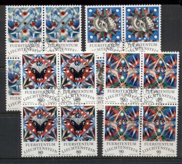 Liechtenstein-1976-Zodiac-Signs-4-blk4-CTO