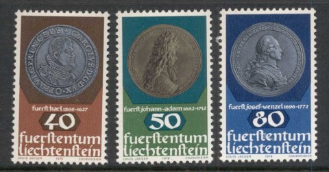 Liechtenstein-1978-Medals-MUH