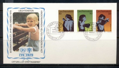 Liechtenstein-1979-IYC-International-year-of-the-Child-FDC