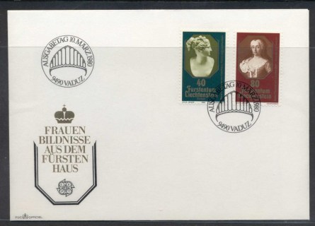 Liechtenstein-1980-Europa-Celebrities-FDC