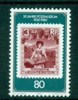 Liechtenstein-1980-Postal-Museum-MUH-lot58310