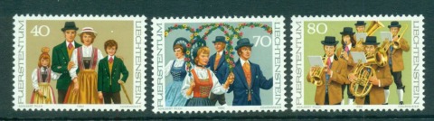 Liechtenstein-1980-Traditional-Costumes-MUH-lot58312