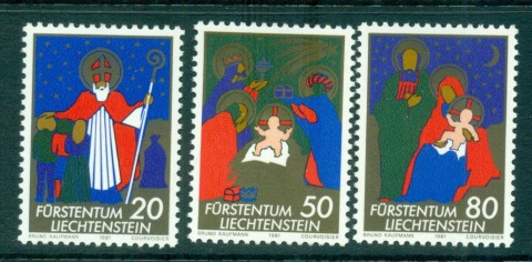 Liechtenstein-1981-Xmas-MUH-lot58324