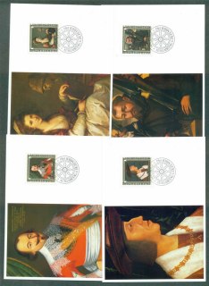 Liechtenstein-1982-Paintings-Visitor-Type4-Maxi-cards-FDI-lot32208