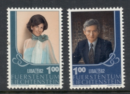 Liechtenstein-1982-Royalty-LIBA-82-MUH