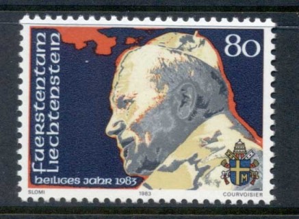 Liechtenstein-1983-Pope-John-Paul-II-MUH